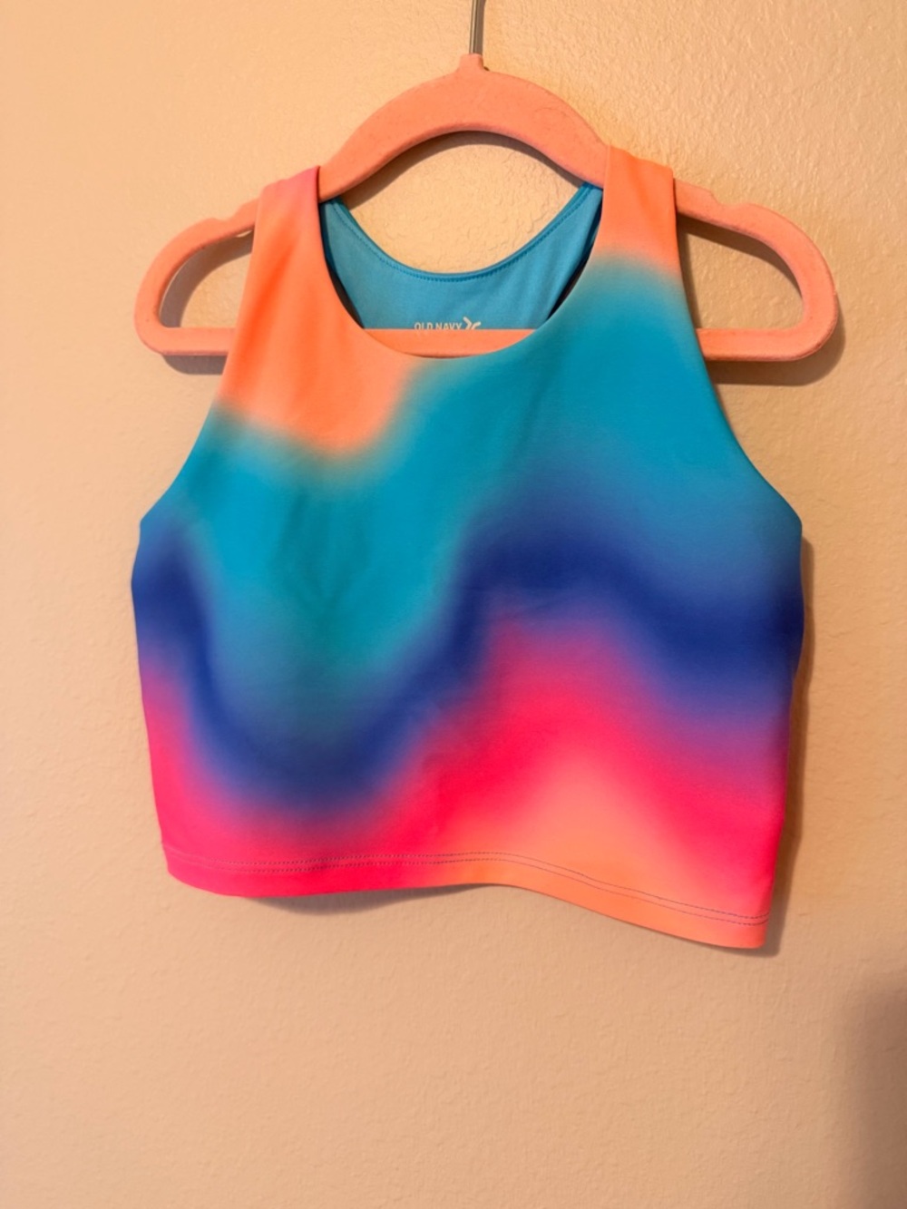 Old Navy Active girls activewear top- Coral, Pink, Teal, Blue